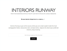 Tablet Screenshot of interiorsrunway.com